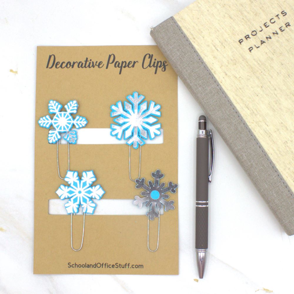 Snowflake Planner Clips