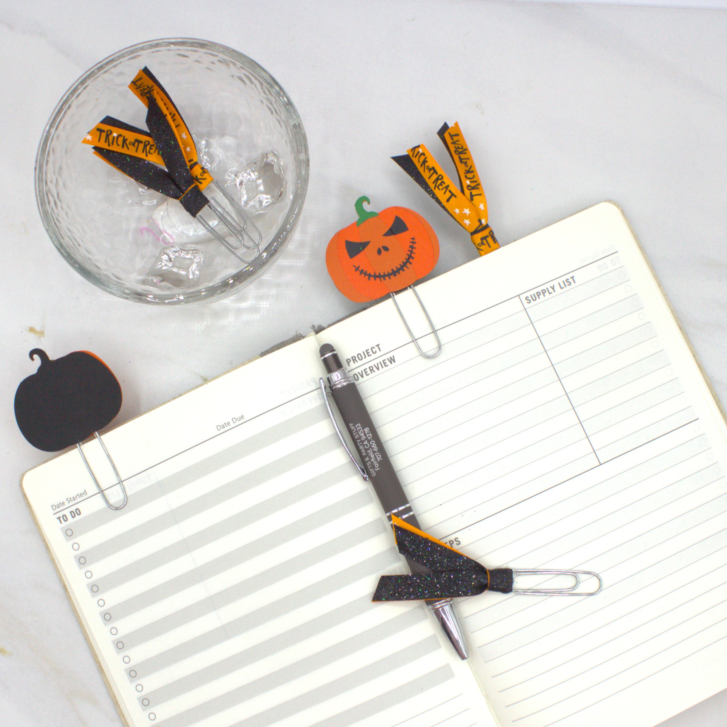 Halloween Planner Clips