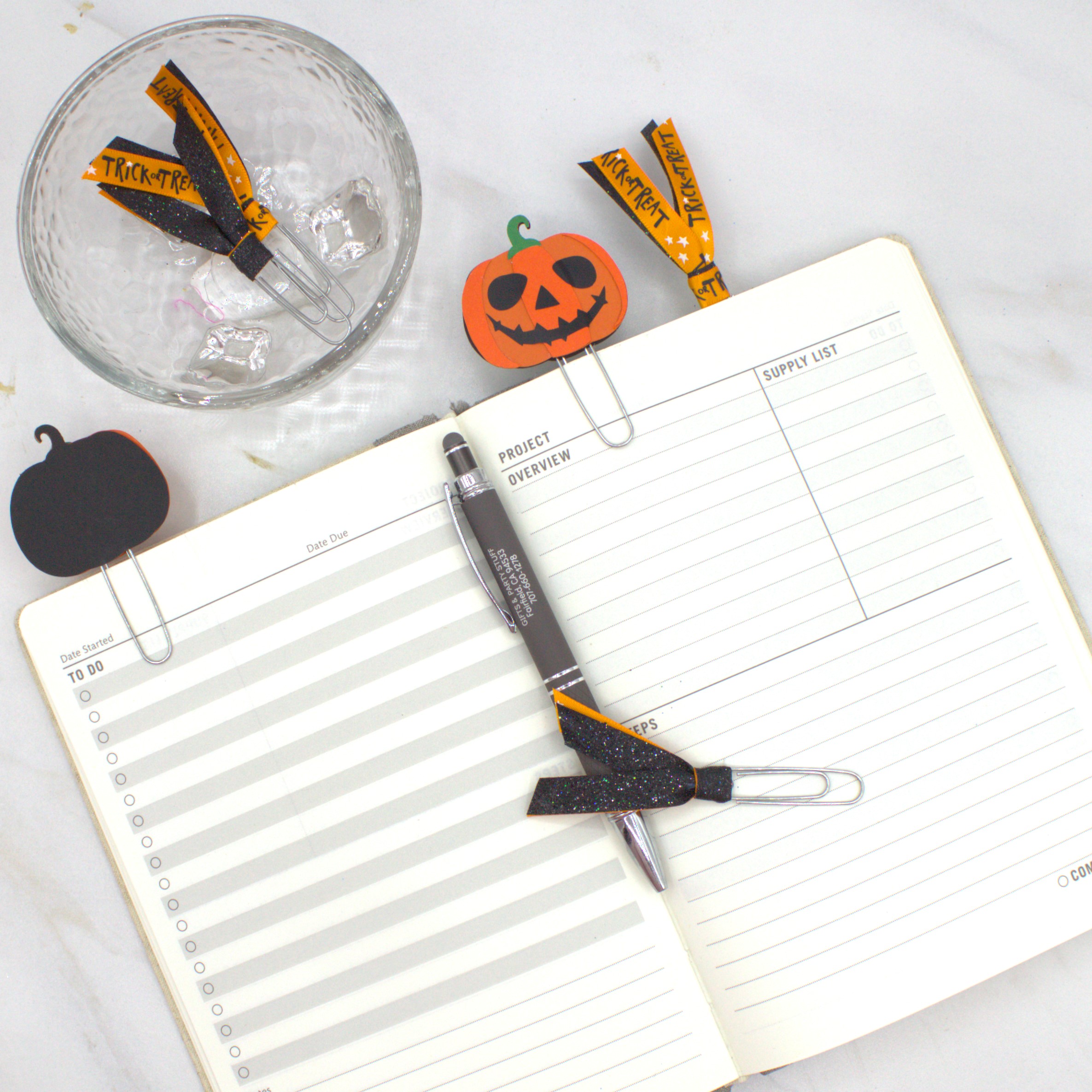 Halloween Planner Clips