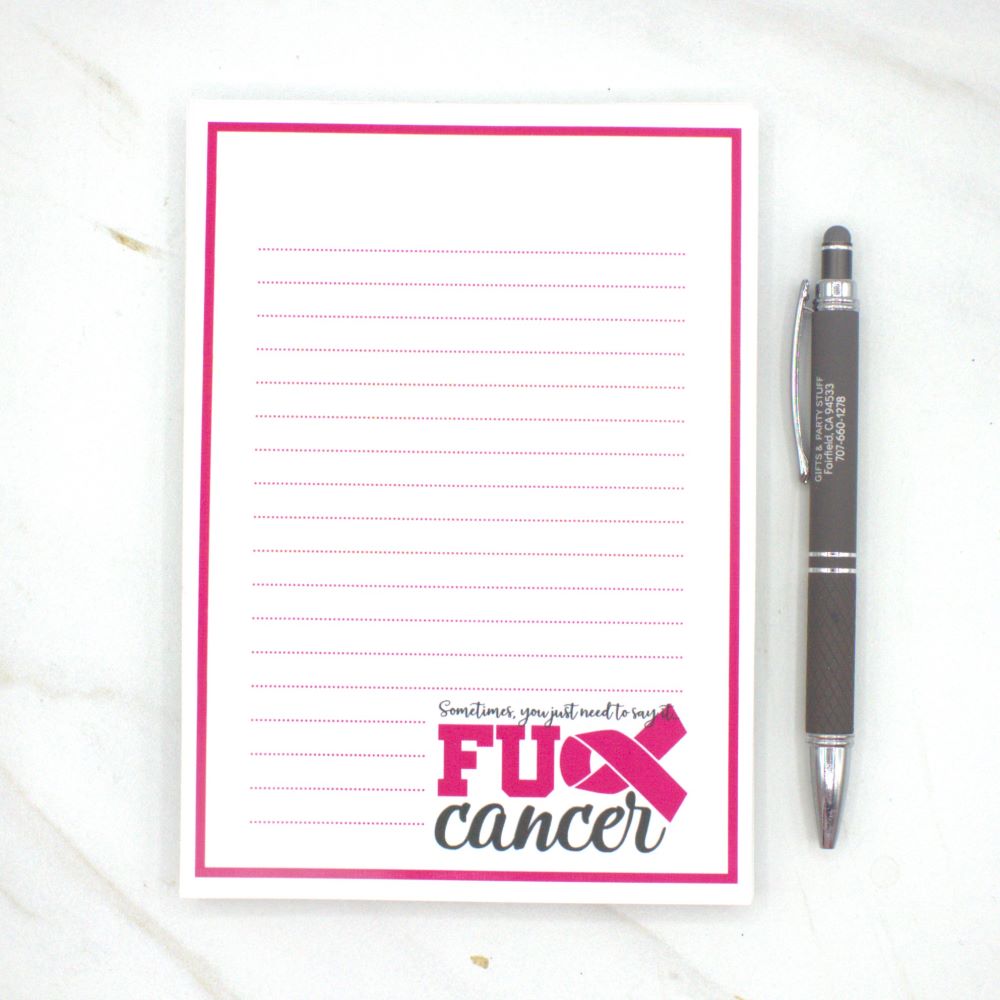 Cancer Awareness Notepad