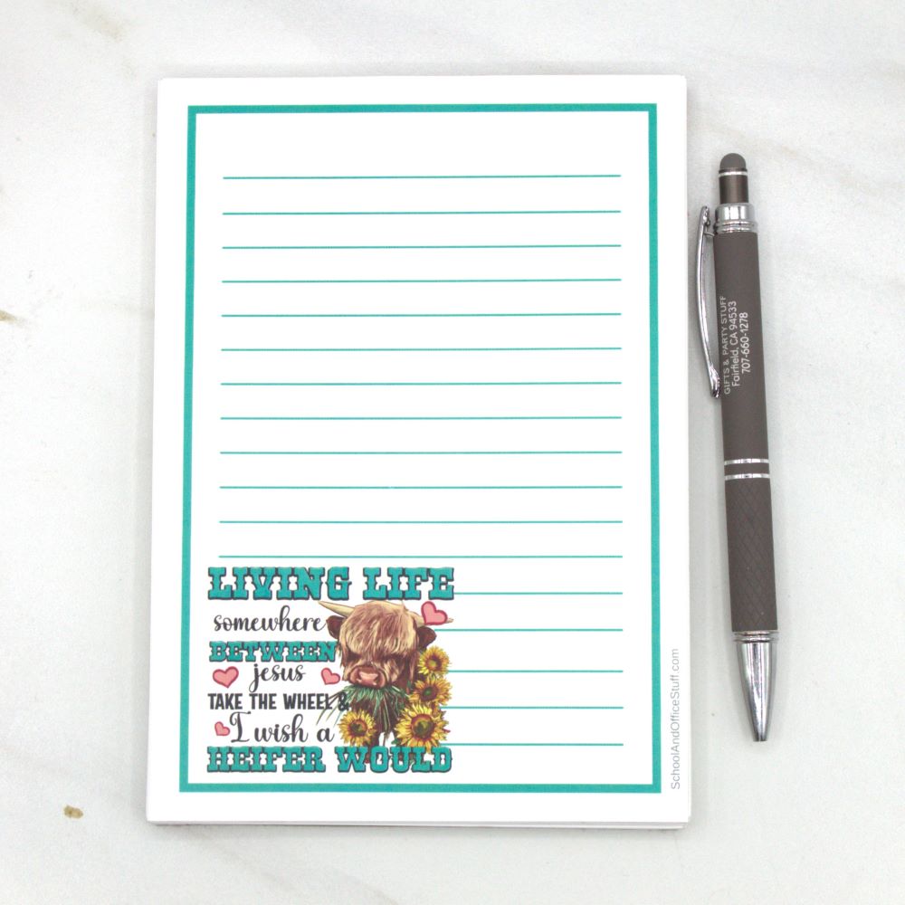 Highland Cow Notepad