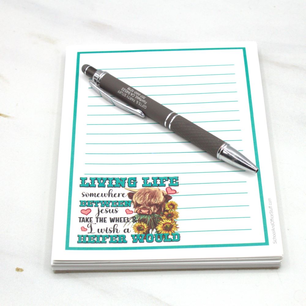 Highland Cow Notepad