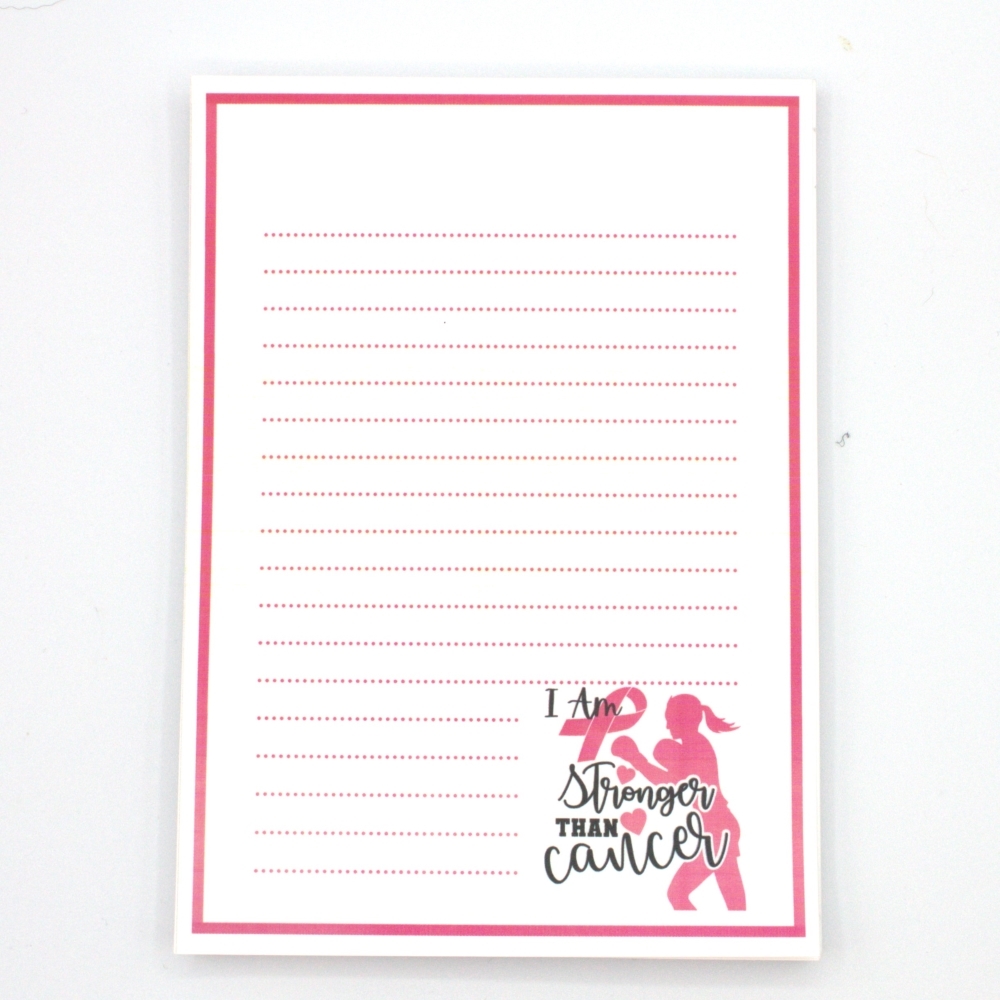 Cancer Awareness Notepad