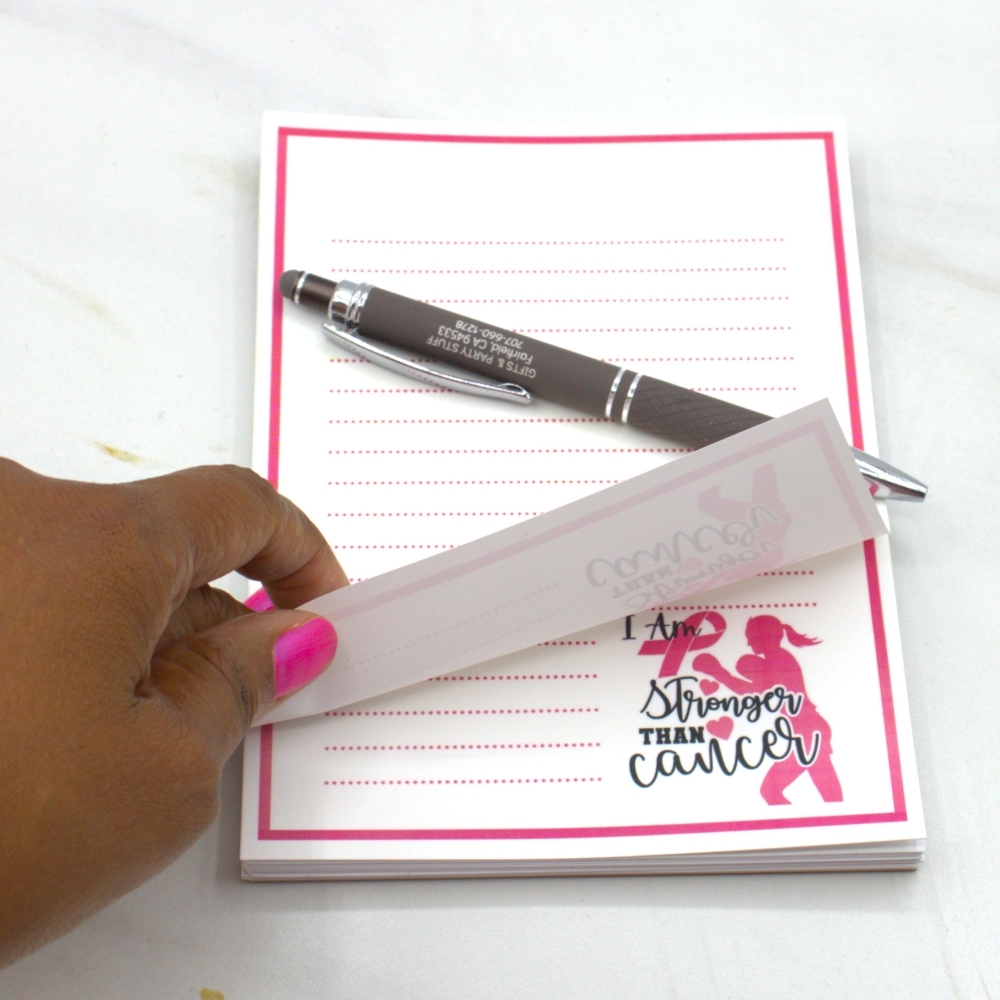 Cancer Awareness Notepad