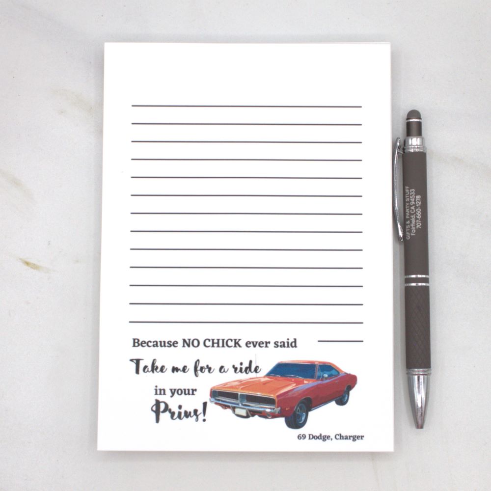 Dodge Charger Notepad