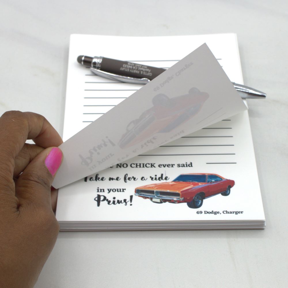 Dodge Charger Notepad