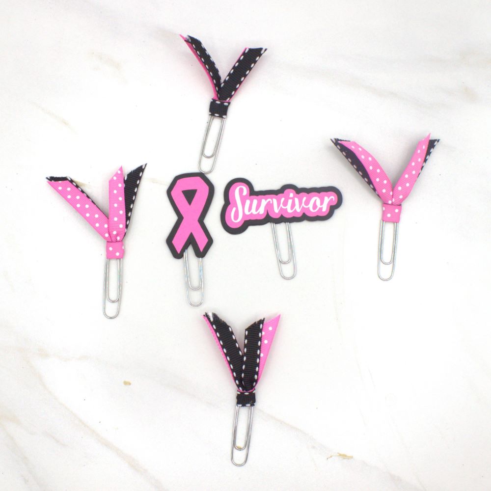 Cancer Awareness Planner clips