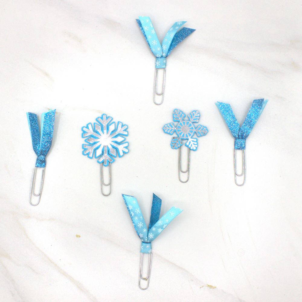 Snowflake Planner Clips