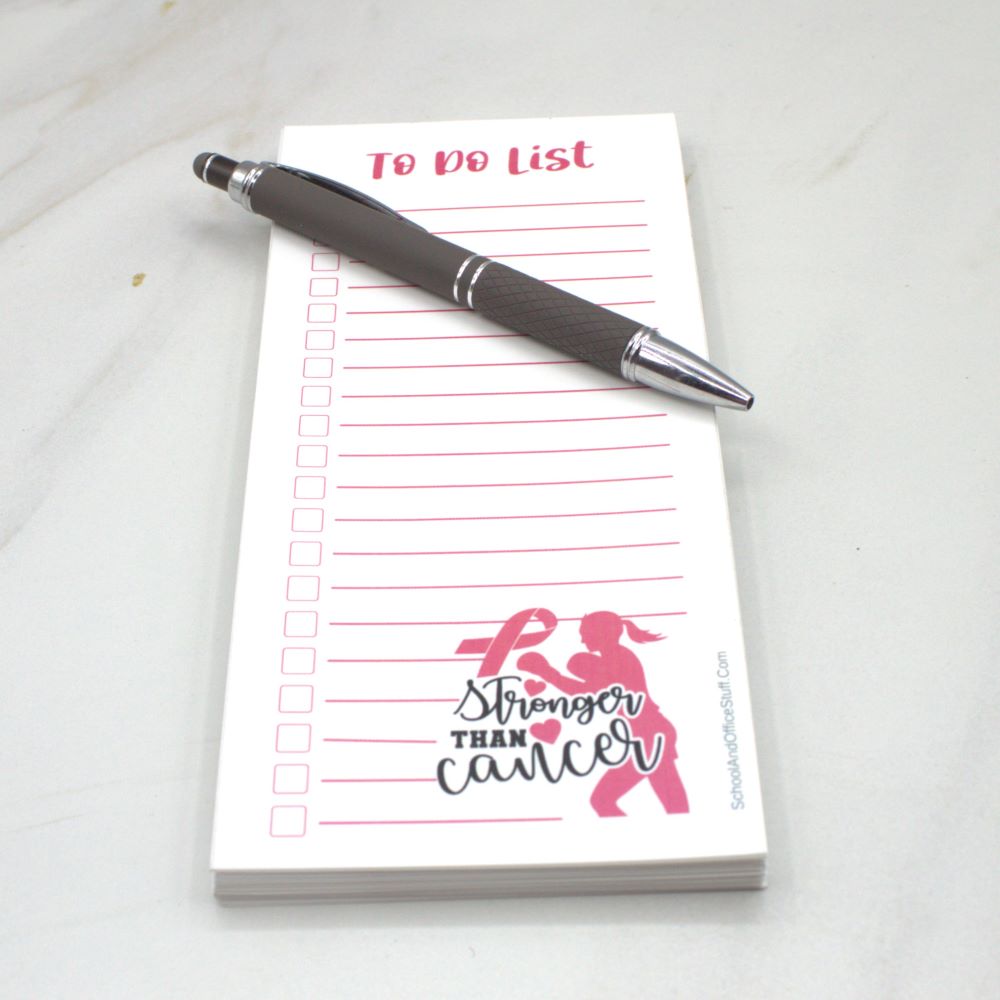 Cancer Awareness List Pad