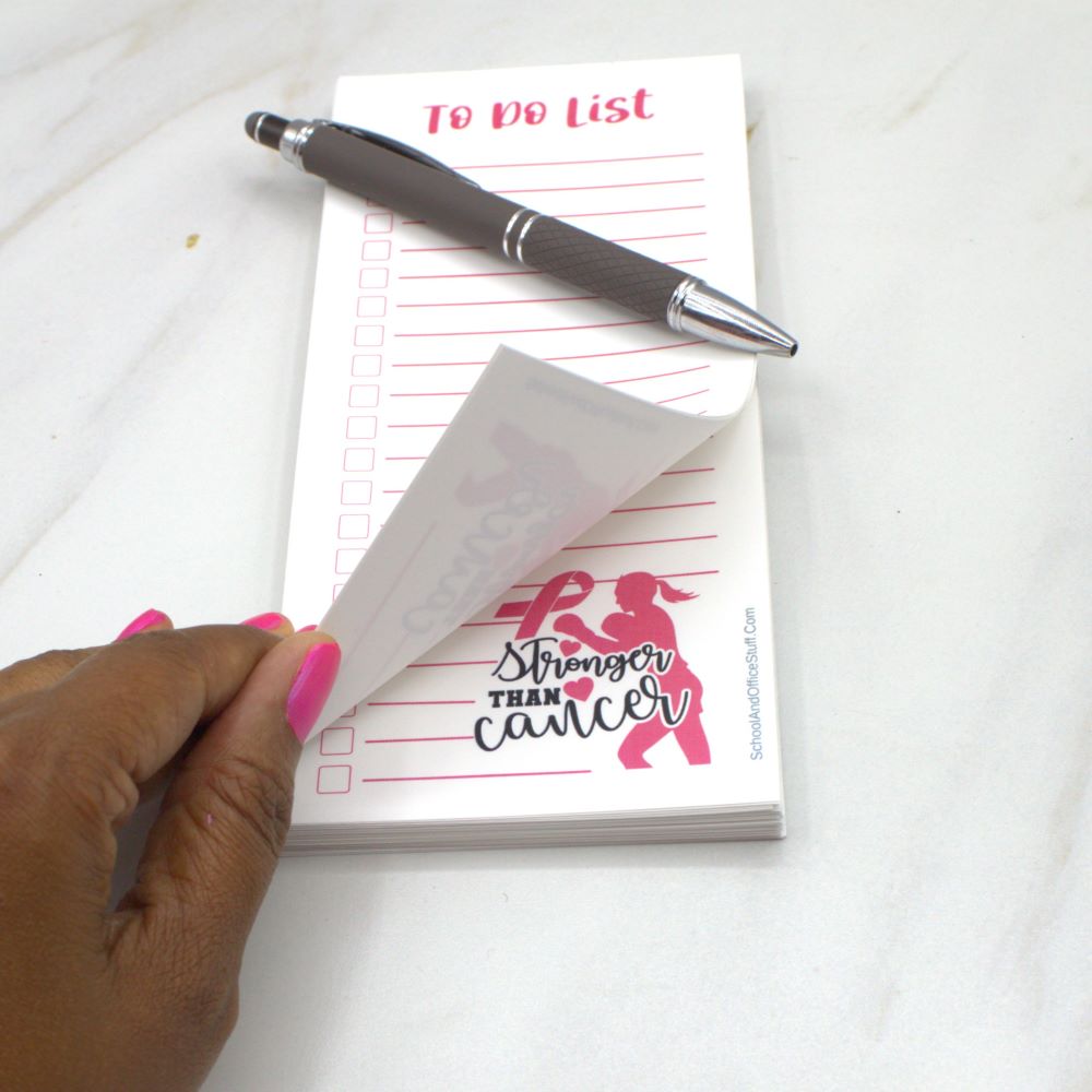 Cancer Awareness List Pad