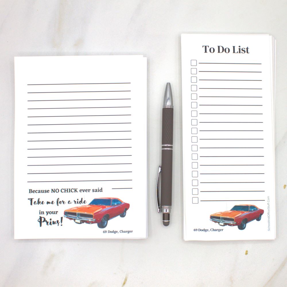 1969 Dodge Charger Notepad Set