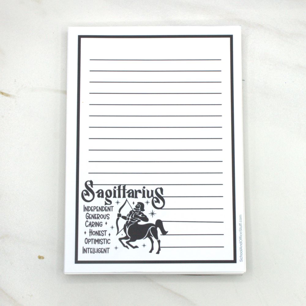 Sagittarius Notepad