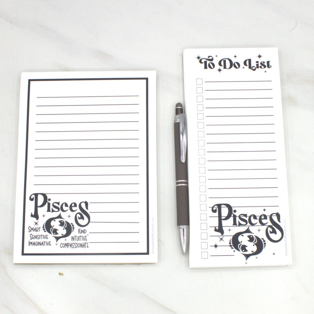 Pieces Zodiac Notepad Set