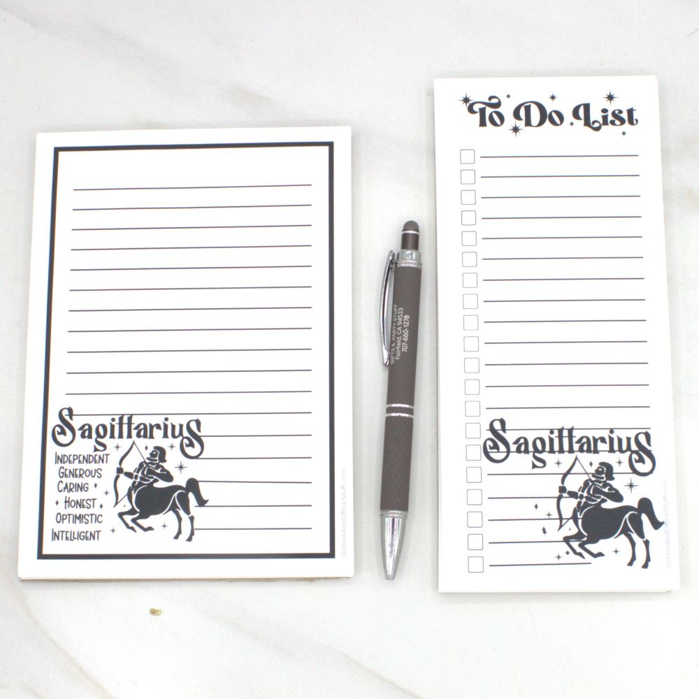 Sagittarius Notepad Set