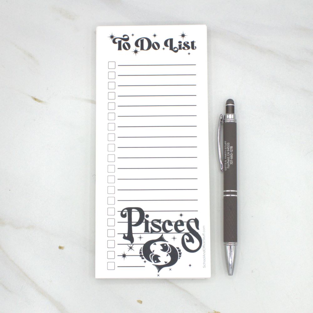 Pieces Zodiac List Pad