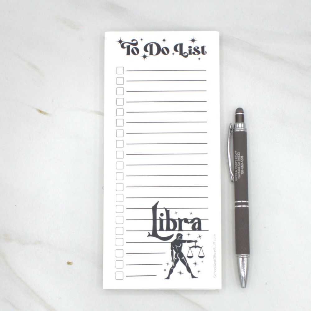 Libra Zodiac List Pad