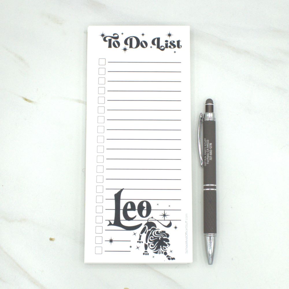 Leo Zodiac List Pad