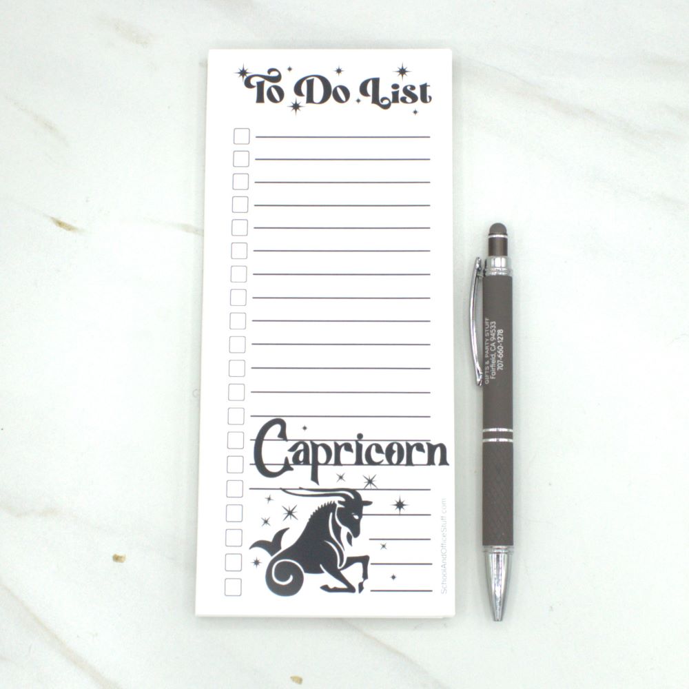 Capricorn Zodiac List Pad