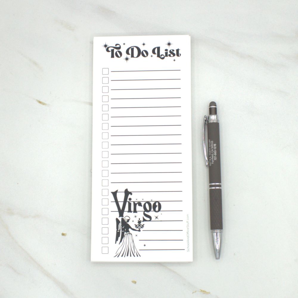 Virgo Zodiac List Pad