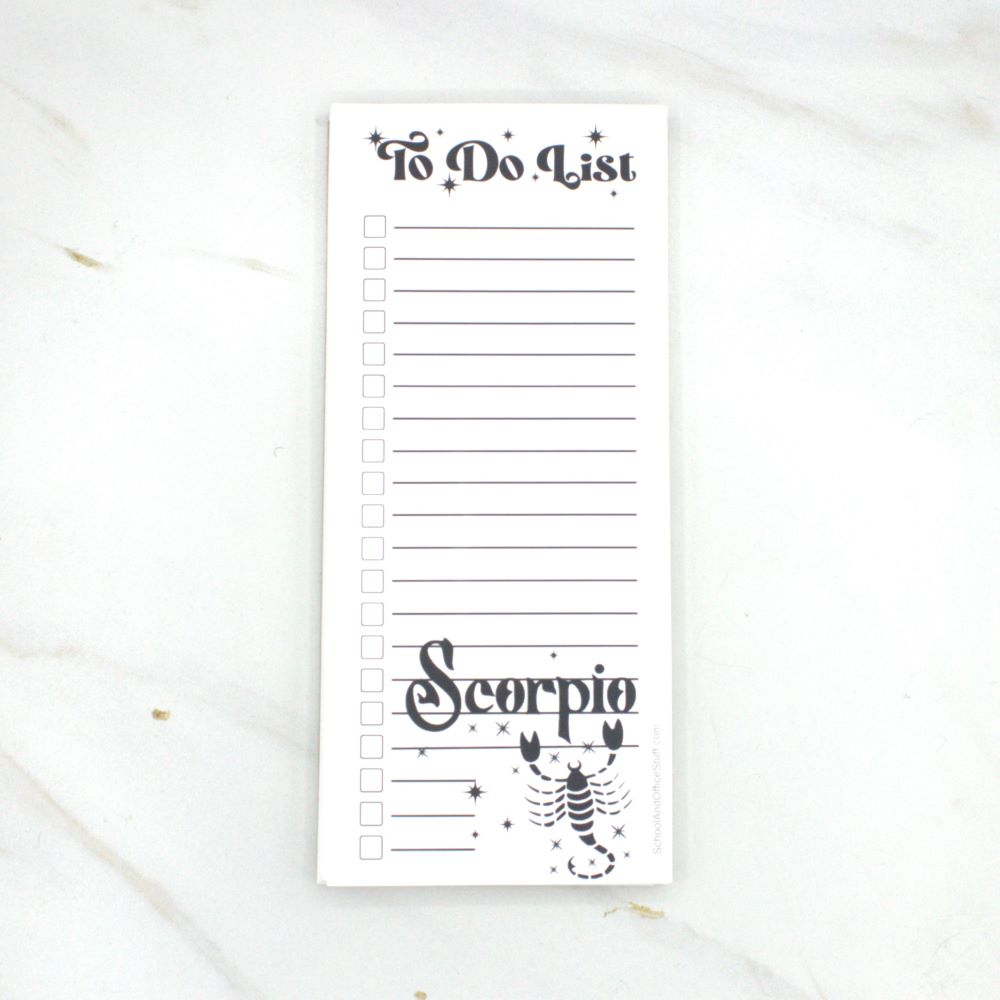 Scorpio List Pad