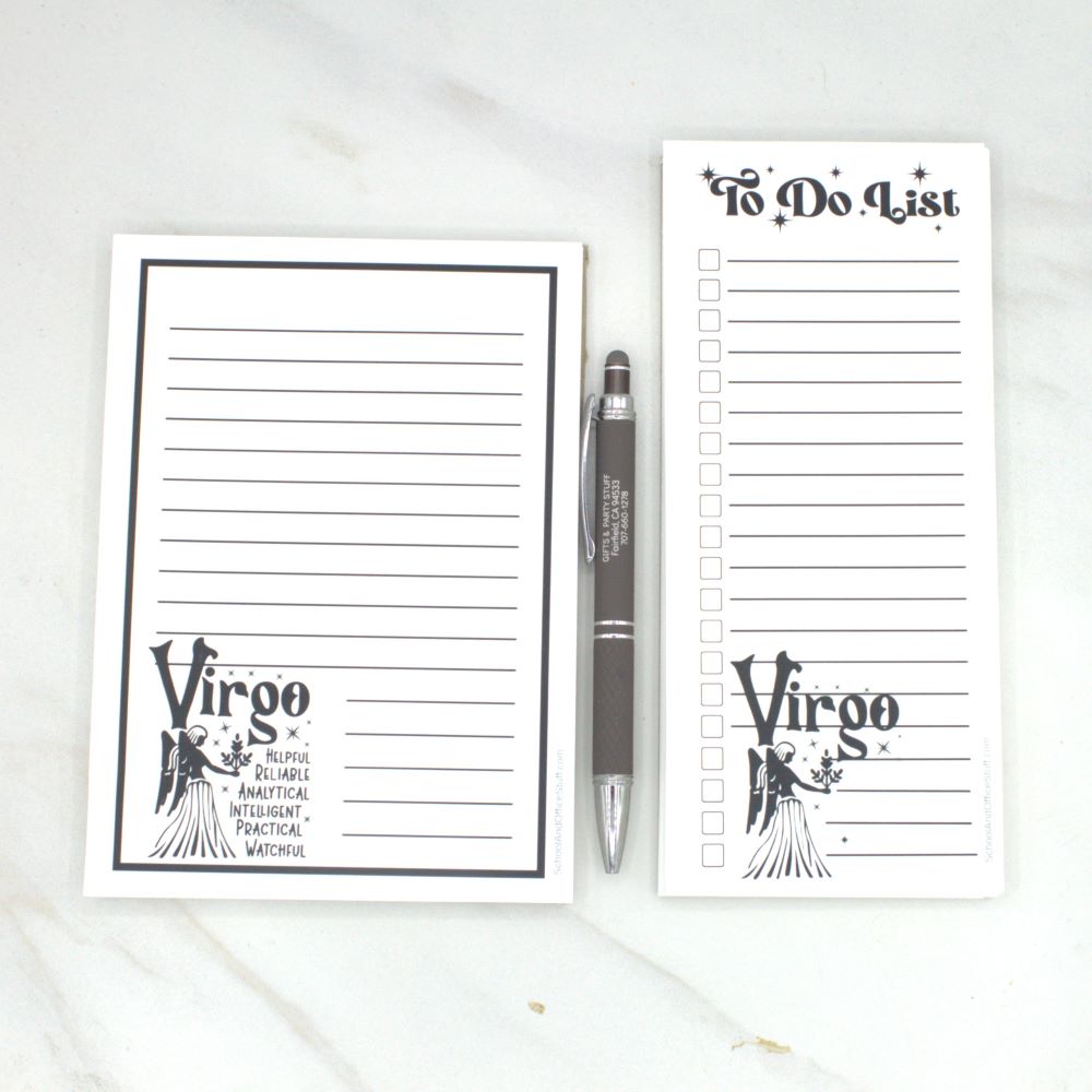 Virgo Zodiac Notepad Set