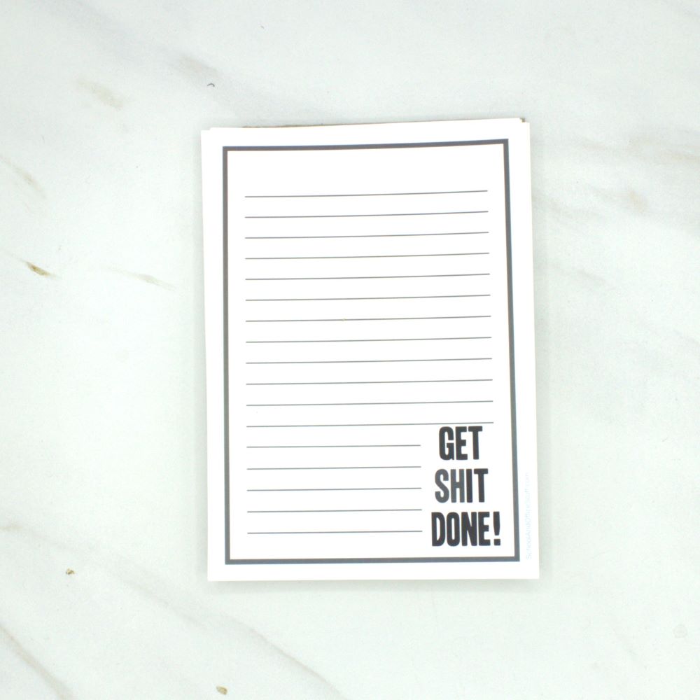 Get Shit Done Notepad #2