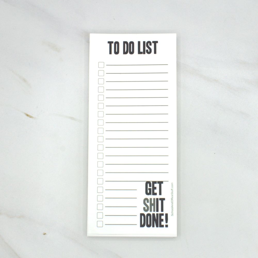 Get Shit Done List Pad #2