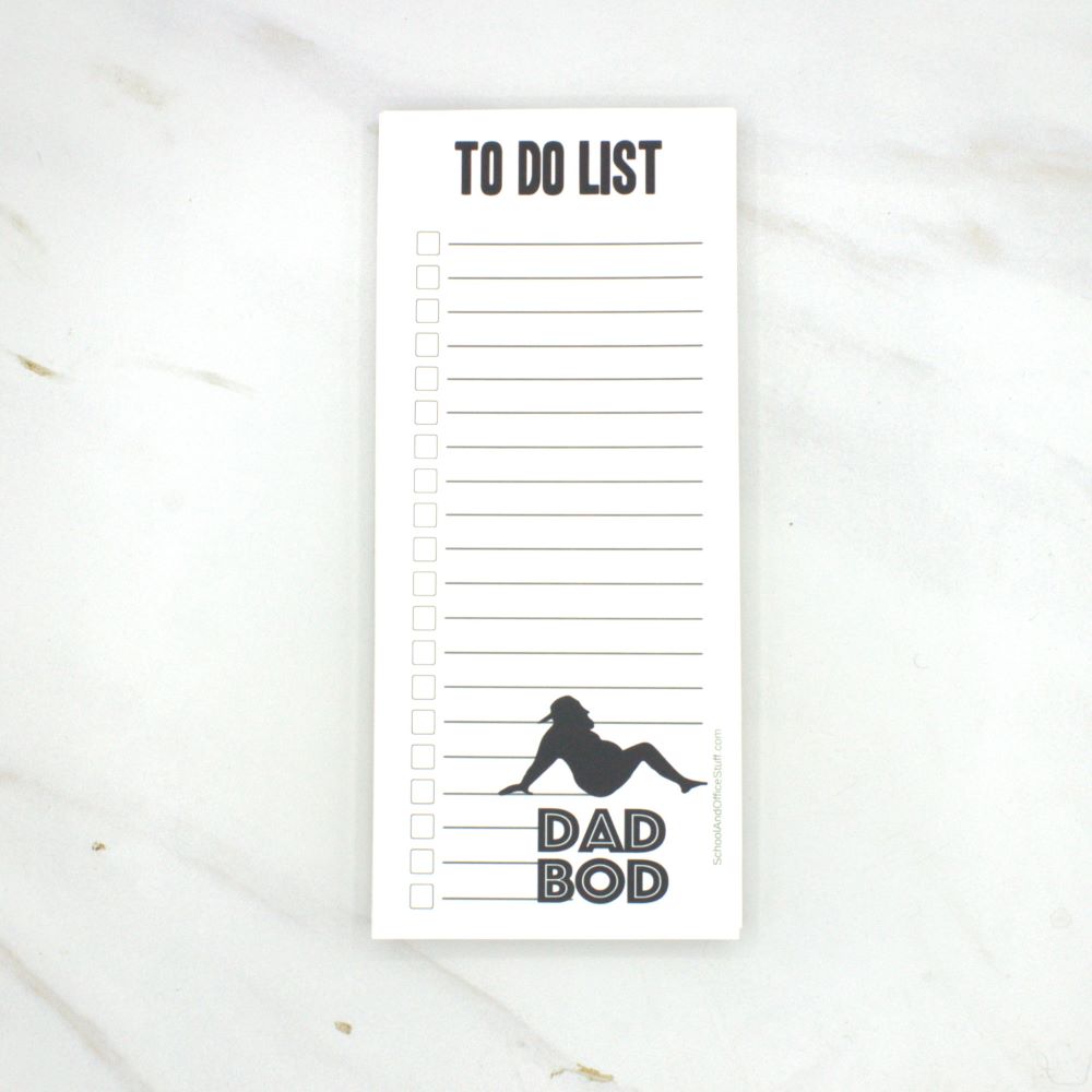 Dad Bod List Pad