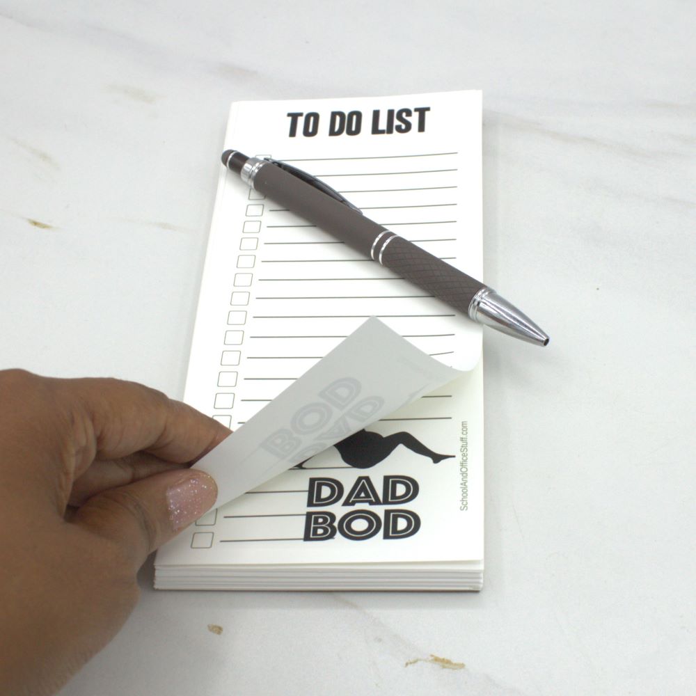 Dad Bod List Pad