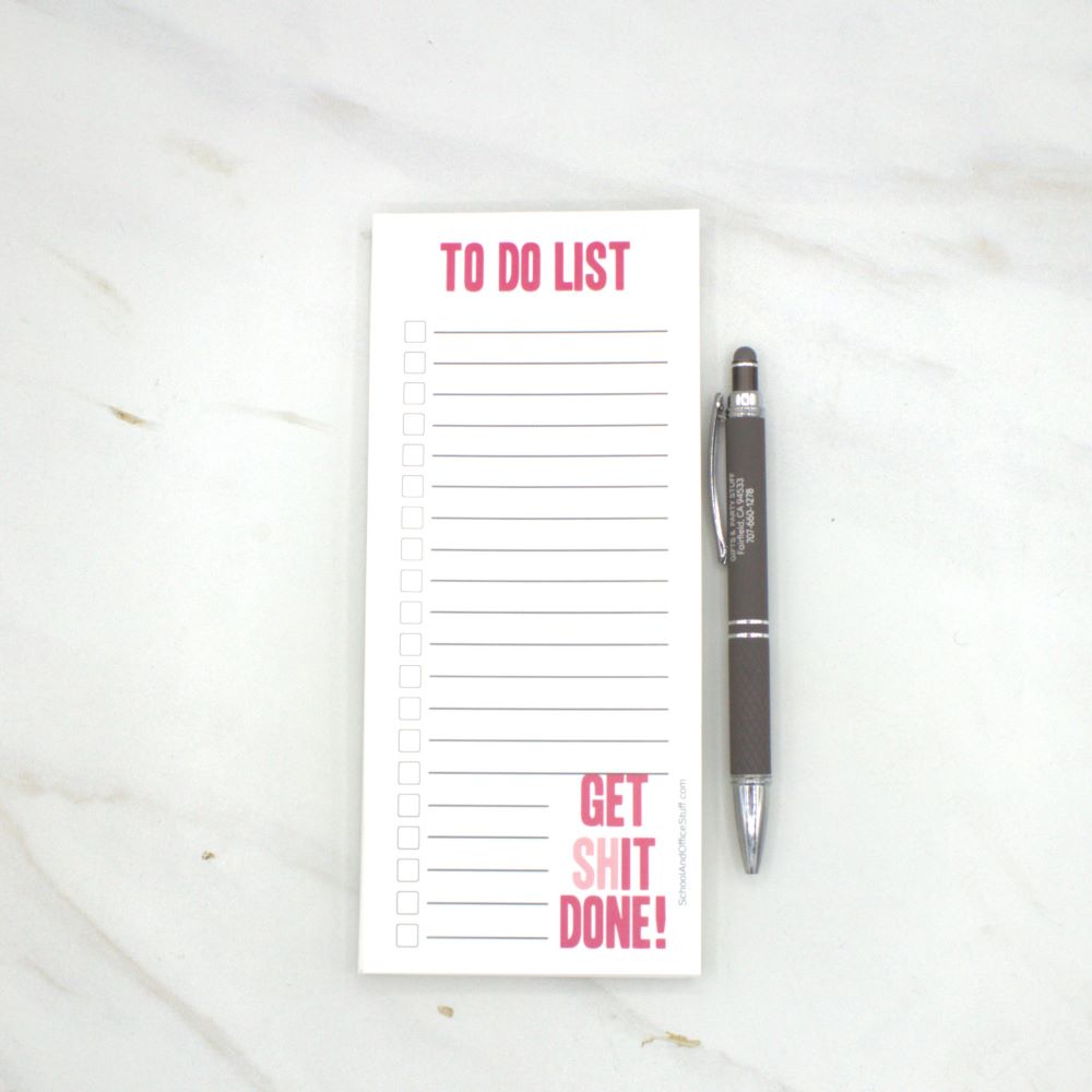 Get Shit Done List Pad #1