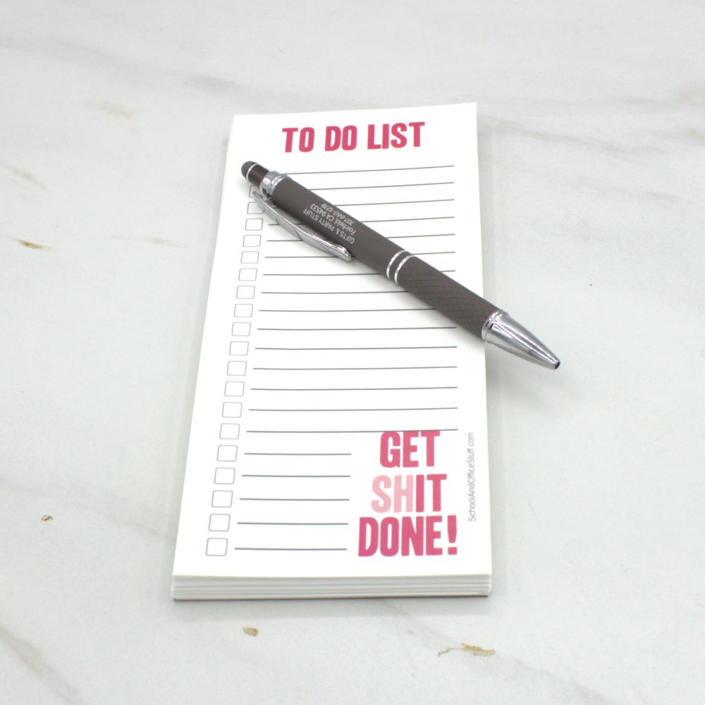 Get Shit Done List Pad #1