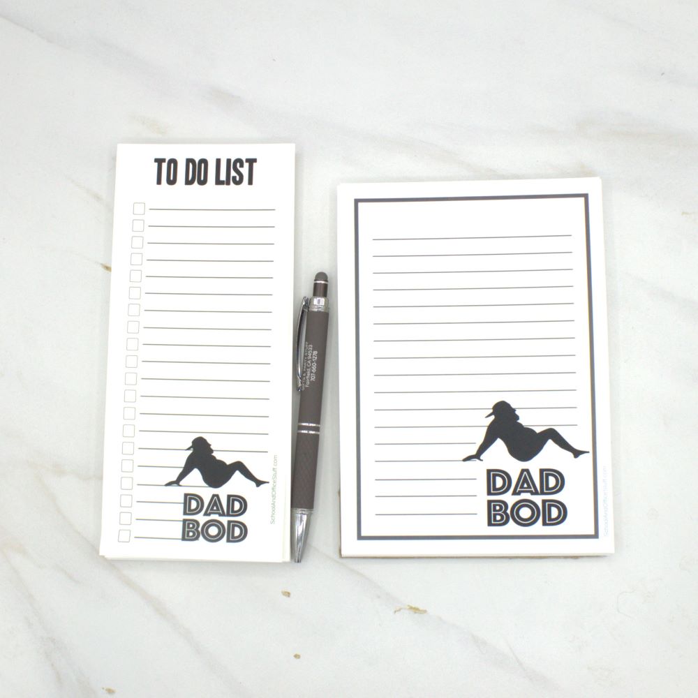 Dad Bod Notepad Set