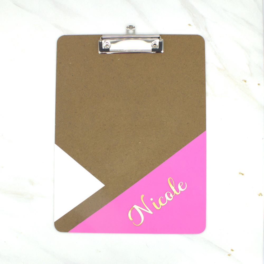 Triangle Painted Clipboard