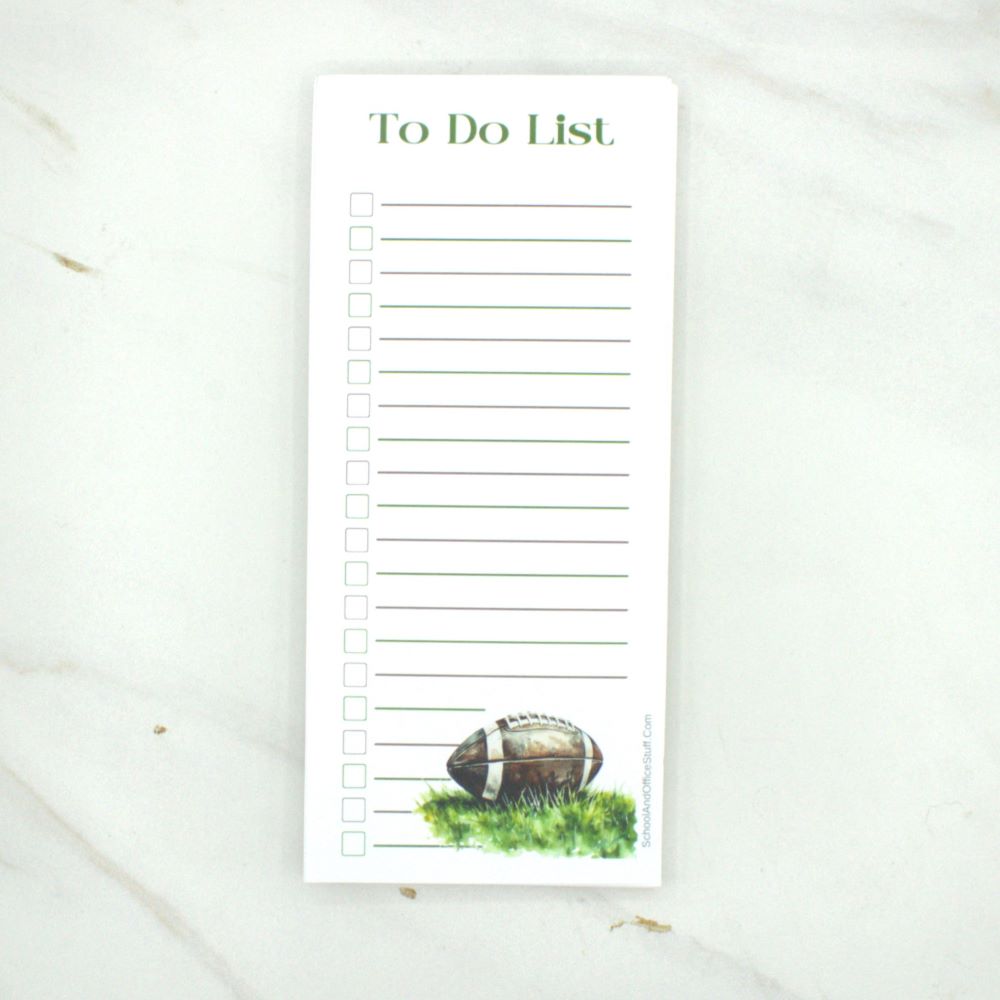 Football List Pad