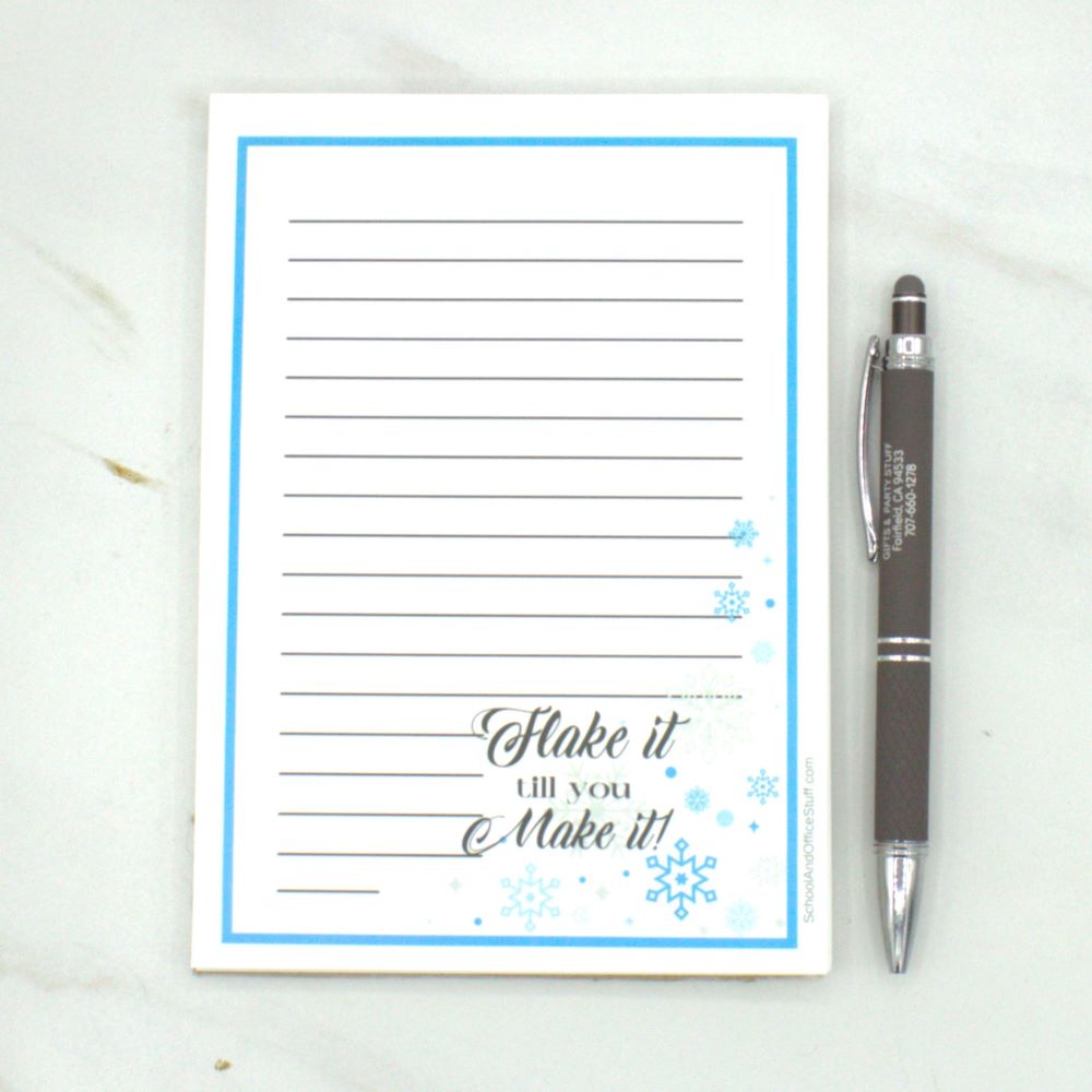 Snowflakes Notepad