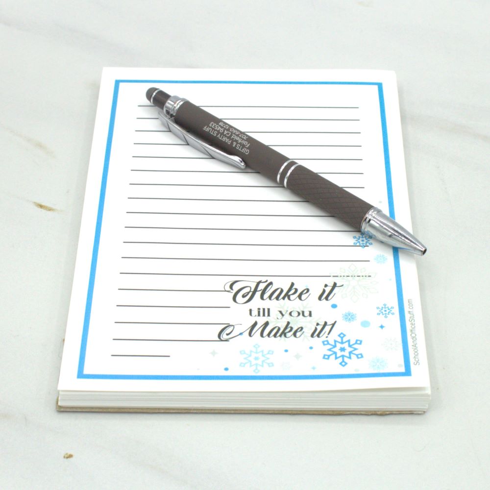 Snowflakes Notepad