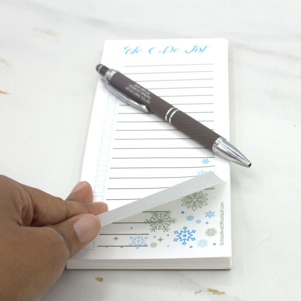 Snowflakes List Pad