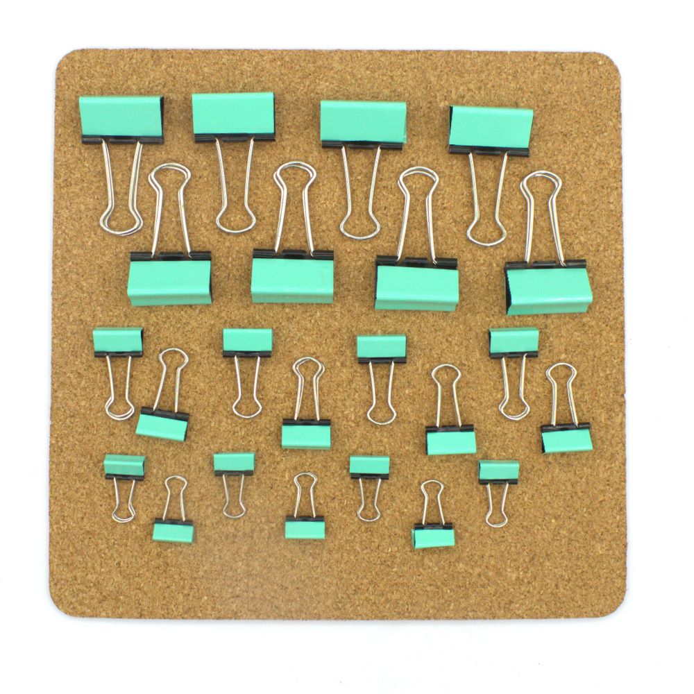 Mint Green Binder Clips