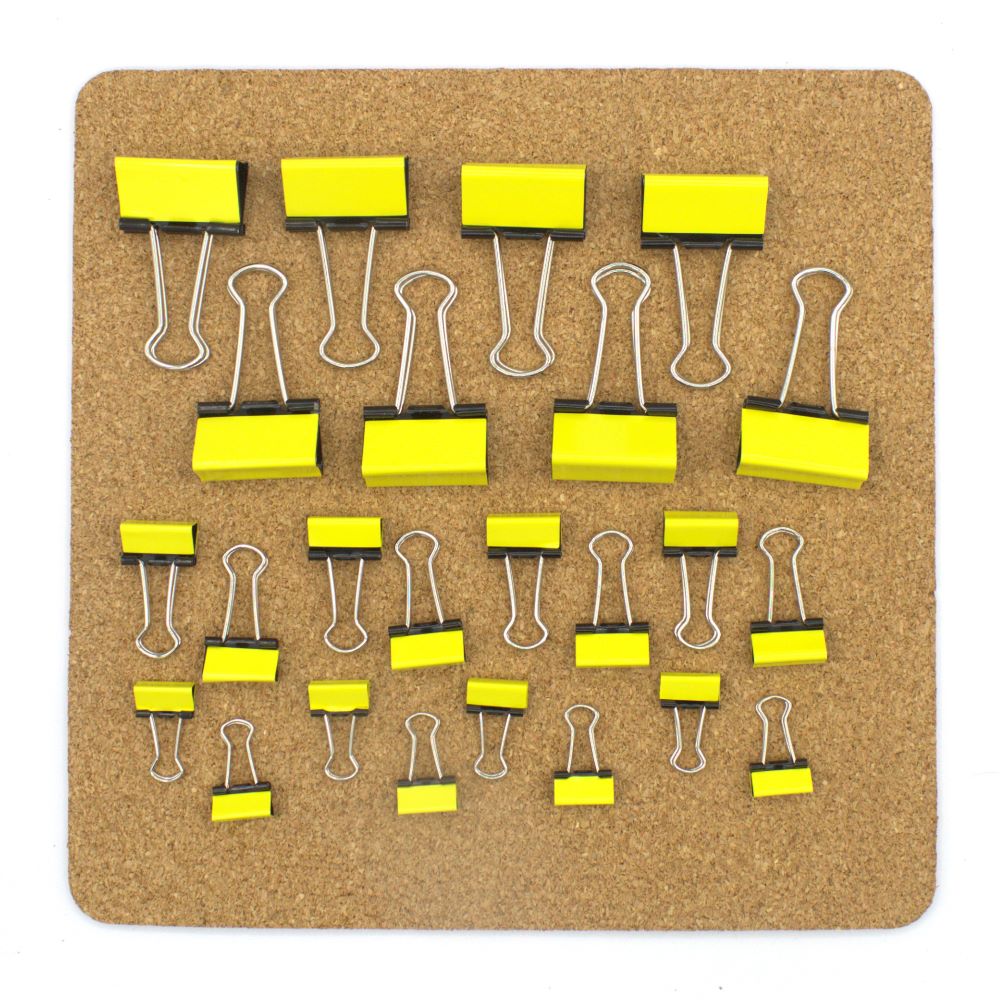 Yellow Binder Clips