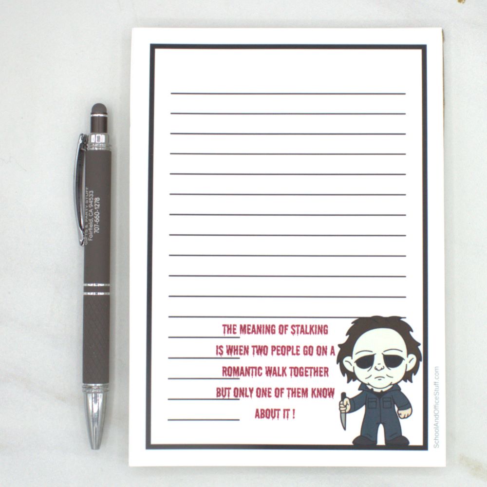 Horror Movie Villain Notepad, Michael Myers