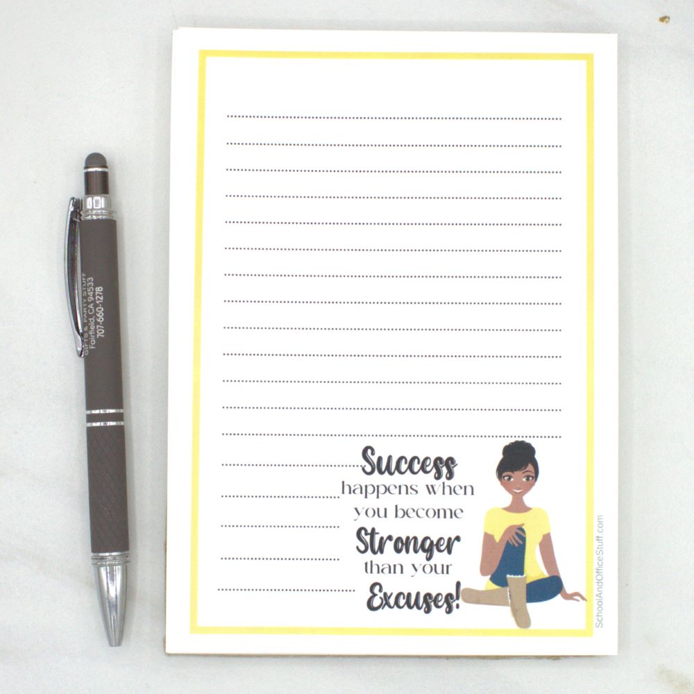 Motivational Woman Notepad