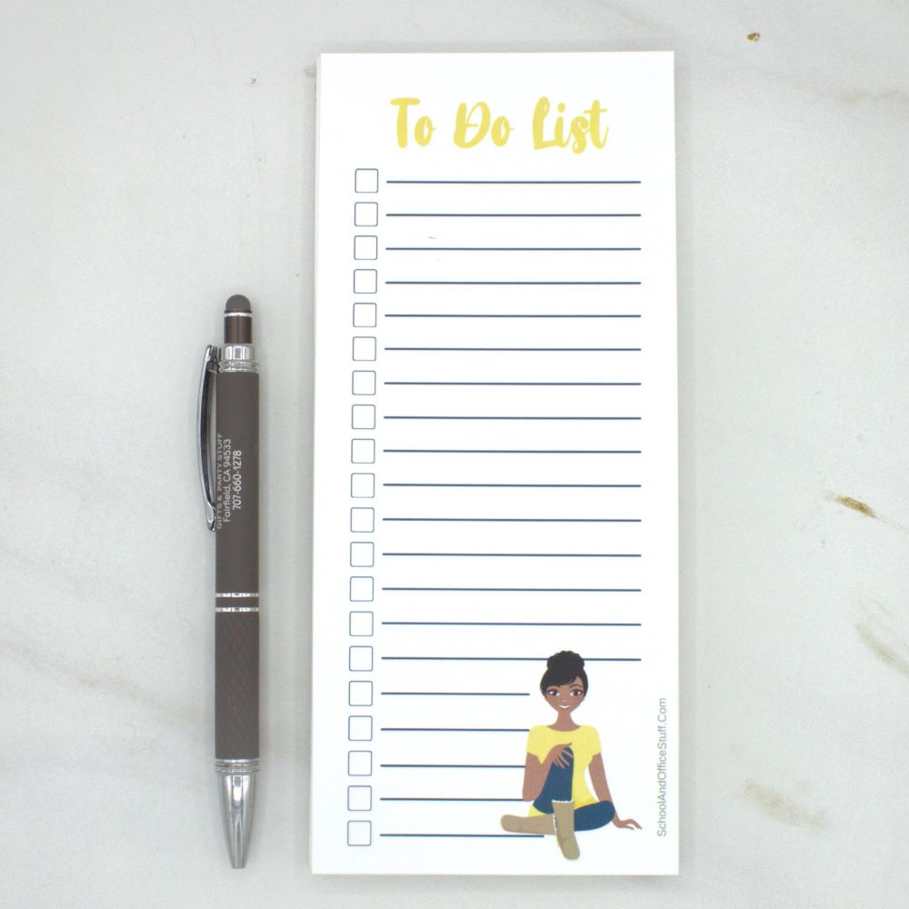 Motivational Woman List Pad