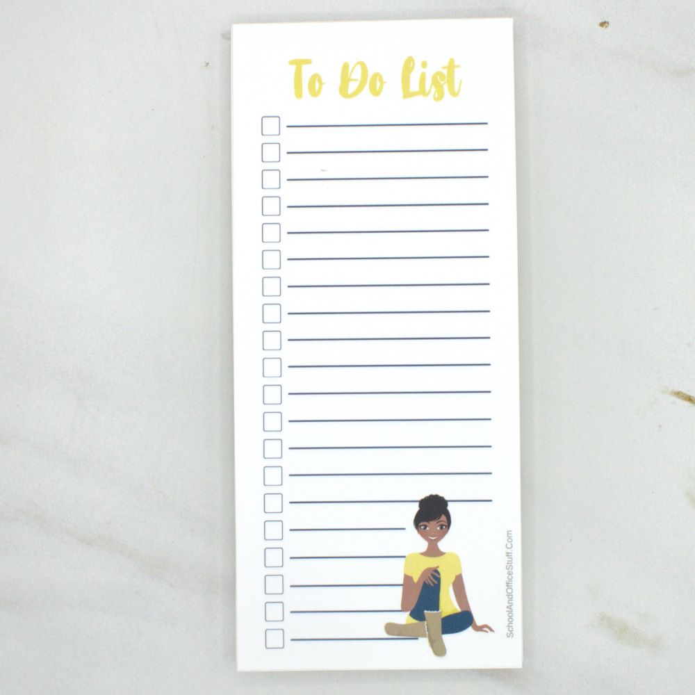 Motivational Woman List Pad