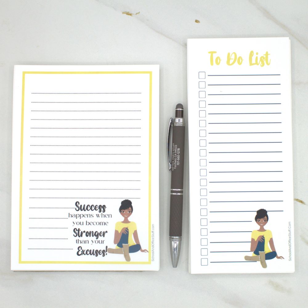 Motivational Woman Notepad Set