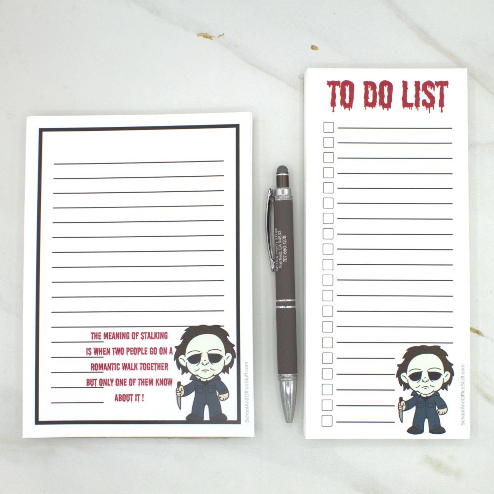 Michael Myers Notepad Set