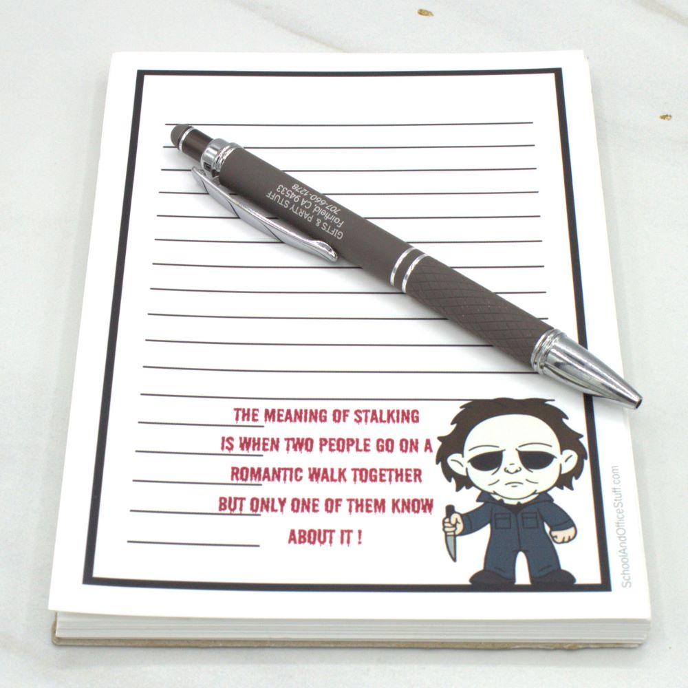 Horror Movie Villain Notepad, Michael Myers