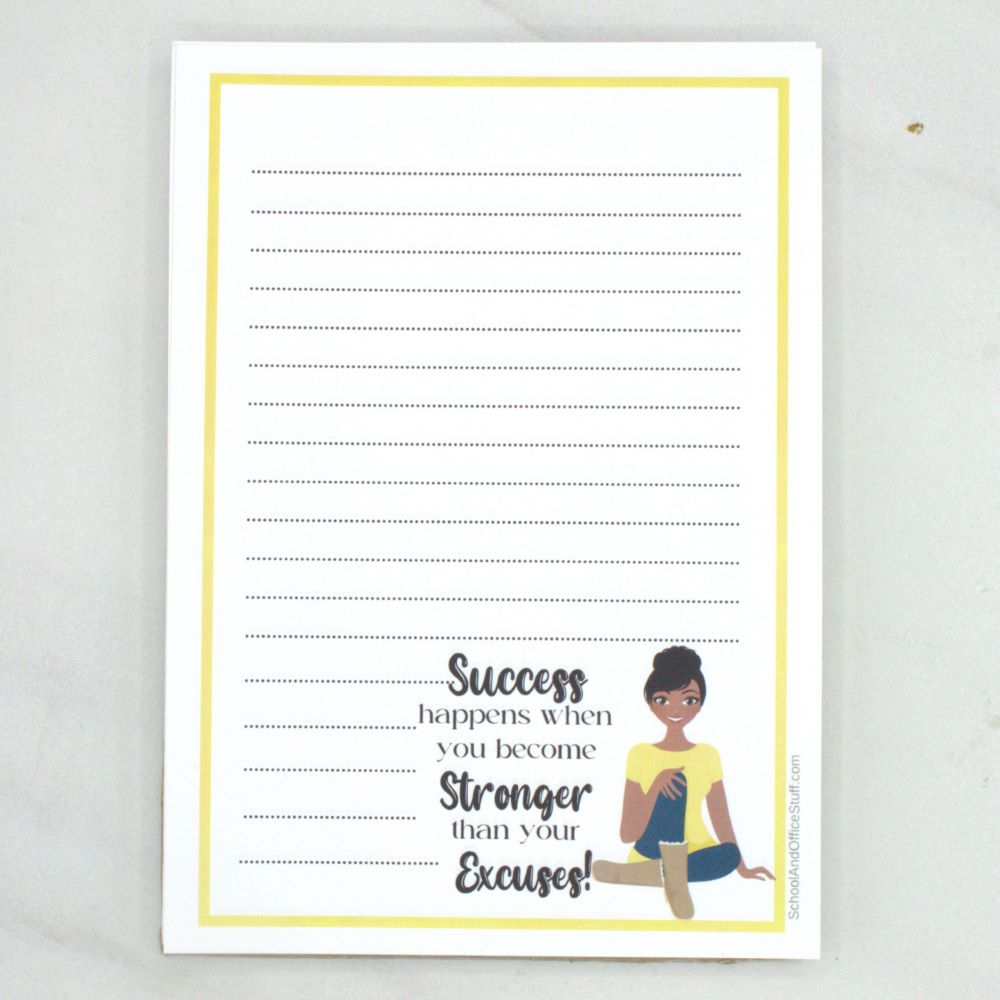 Motivational Woman Notepad