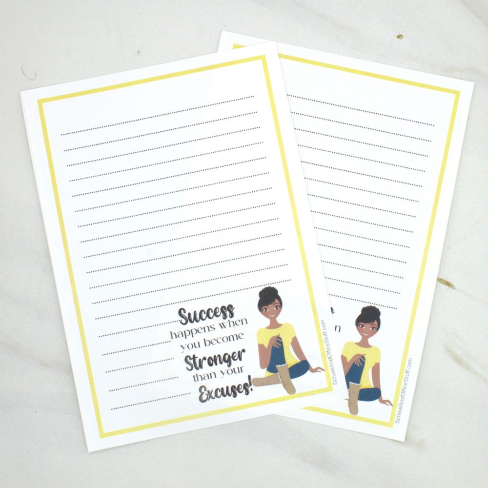 Motivational Woman Notepad