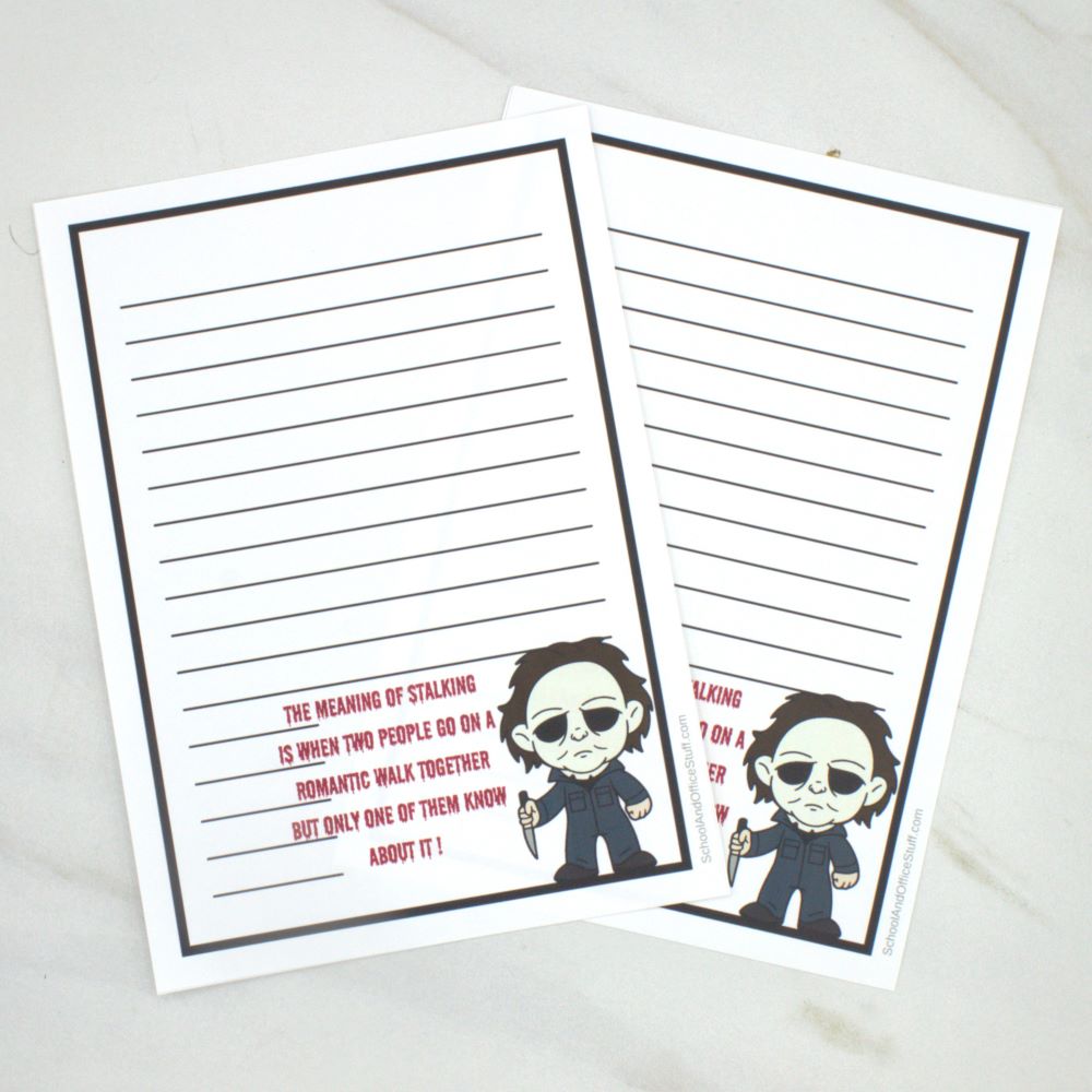 Horror Movie Villain Notepad, Michael Myers