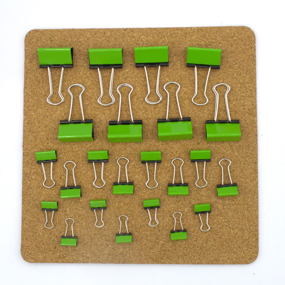 Lime Green Binder Clips